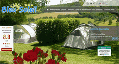 Desktop Screenshot of camping-bleusoleil.com